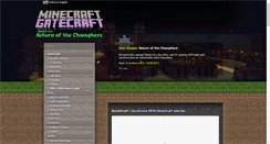 Desktop Screenshot of gatecraft.cz