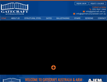 Tablet Screenshot of gatecraft.net.au